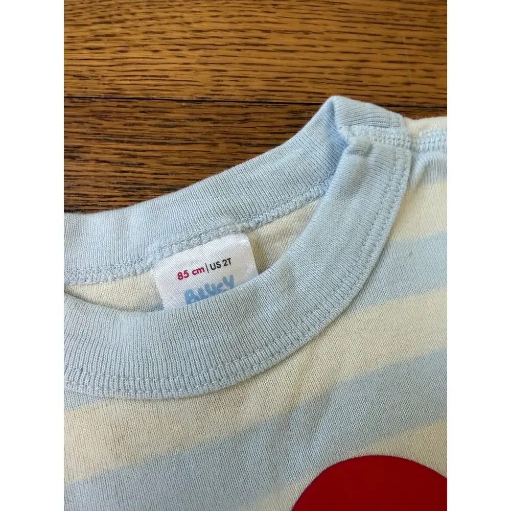 Hanna Andersson Bluey Long John Pajamas Size 2